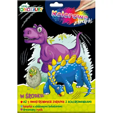 Lubi� Dinozaury. Kolorowe zdrapki