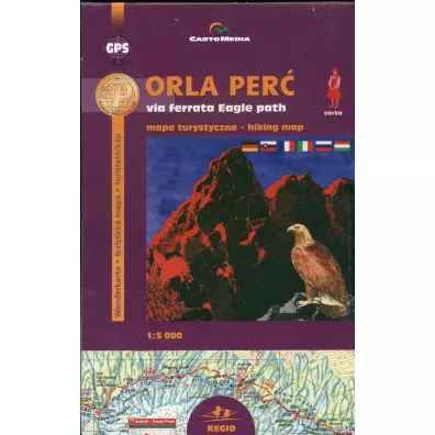 Orla Per� via ferrata Eagle Path. Mapa turystyczna 1:5 000