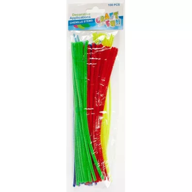 Craft with Fun Ozdoba dekoracyjna druciki powlekane 100 szt.