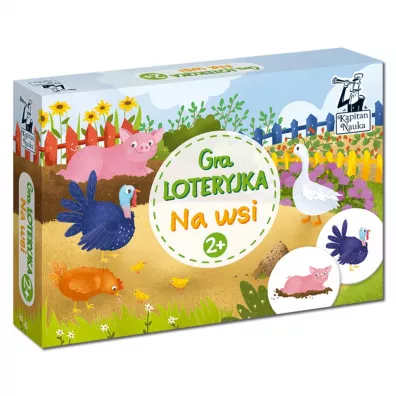 Kapitan Nauka. Gra Loteryjka. Na wsi. 2+ Edgard
