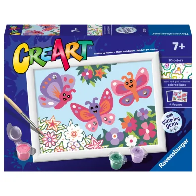 Malowanie po numerach CreArt - Motylki Ravensburger