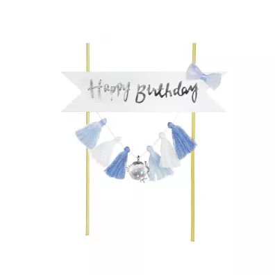 Piker Happy Birthday niebieski