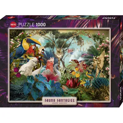 Puzzle 1000 el. Fantastyczna Fauna - Birdiveristy Heye