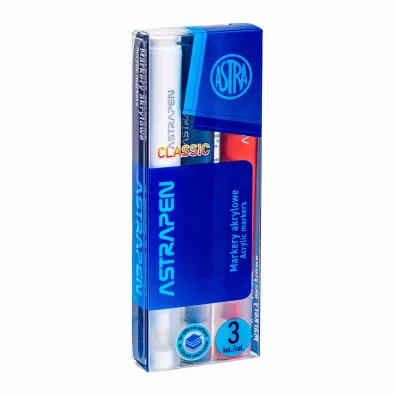 Astra Markery tr�jk�tne akrylowe pen Classic 3 kolory
