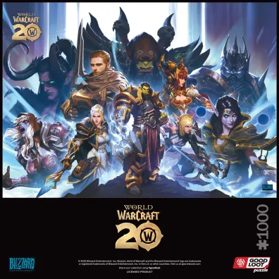 Puzzle 1000 el. World of Warcraft 20th Anniversary Good Loot
