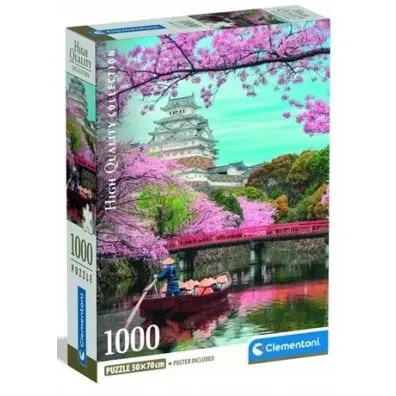Puzzle 1000 el. Himeji Castle In Spring Clementoni