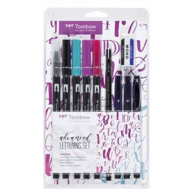 Tombow Zestaw do kaligrafii dla zaawansowanych 10 el.
