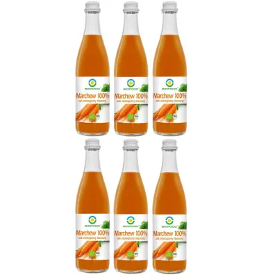 Bio Food Sok z marchwi 100% t�oczony Zestaw 6 x 500 ml Bio