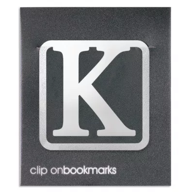 If Metalowa zakadka - Litera K Clip-on