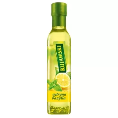 Kujawski Olej rzepakowy z cytryn� i bazyli� 250 ml