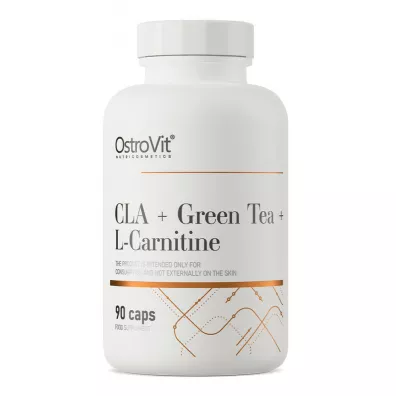 OstroVit CLA + Zielona Herbata + L-Karnityna suplement diety 90 kaps.