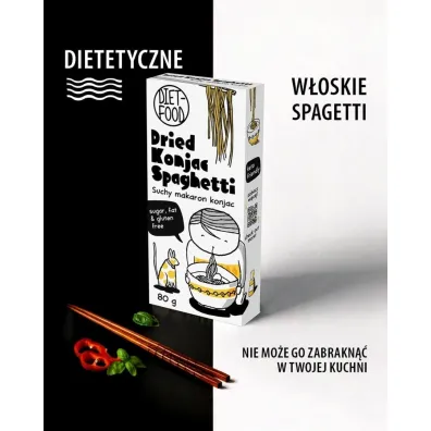 Diet-Food Makaron suchy (konjac) spaghetti 80 g