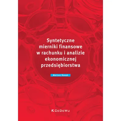 Syntetyczne mierniki finansowe w rachunku.. - Mariusz Nowak
