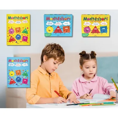 Montessori Ucz si� sam. Karty edukacyjne. Kszta�ty i kolory. Uk�adaj i ucz si�