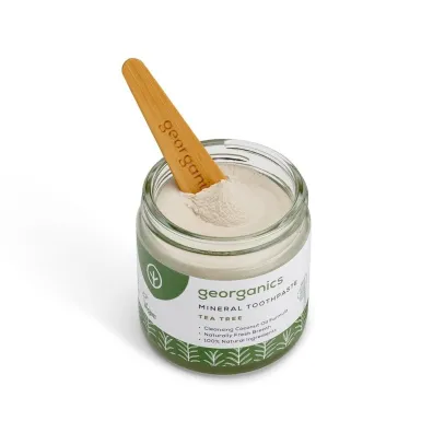 Georganics Mineralna pasta do z�b�w w s�oiku, Tea Tree 60 ml