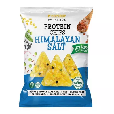 Popcrop Chrupki piramidki proteinowe z sol� himalajsk� bezglutenowe 60 g