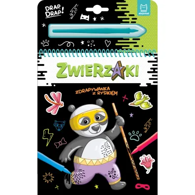 Zwierzaki. Zdrapywanka z rysikiem - Agata Kaczy�ska