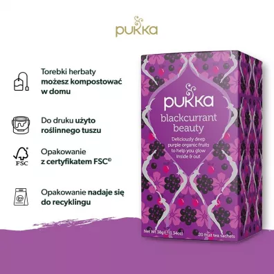 Pukka Herbata Turmeric Gold 20 sasz. Bio