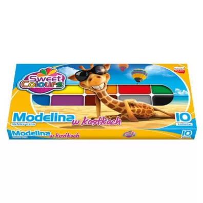 Koma-Plast Modelina w kostkach 10 szt.