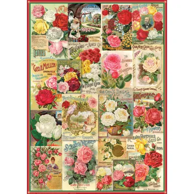 Puzzle 1000 el. Rose Seed Catalog Covers Eurographics