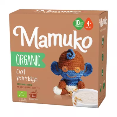 Mamuko Ekologiczna Kaszka Owsiana 200 g Bio