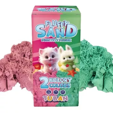 Fluffy Sand 2x70g r�owy/zielony Tuban