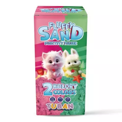 Fluffy Sand 2x70g r�owy/zielony Tuban