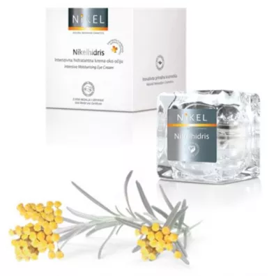 NIKELHIDRIS, Nawil�aj�cy krem pod oczy z kwasem hialuronowym, miodem i kwiatem immortelle 15 ml