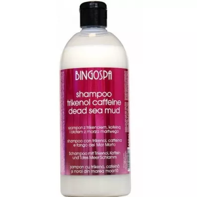 BingoSpa Szampon z kompleksem przeciw�upie�owym, kofein� i b�otem z Morza Martwego 500 ml