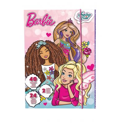 Szkicownik Barbie ksiniczki 2 szablony Tm Toys