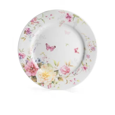 Siaki Collection Talerz porcelanowy Delicate Flowers 19 cm