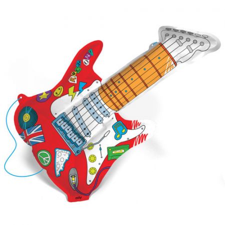 Kolorowanka 3D Gitara