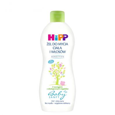 Hipp Babysanft Żel do mycia ciała i włosów, od 1. dnia życia 400 ml
