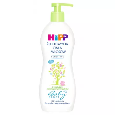 Hipp Babysanft �el do mycia cia�a i w�os�w, od 1. dnia �ycia 400 ml