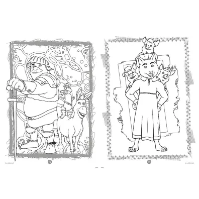 Shrek. Kolorowanka. Malbuch. Colouring book