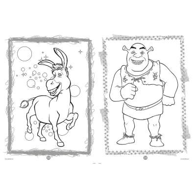Shrek. Kolorowanka. Malbuch. Colouring book