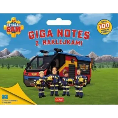 Stra�ak Sam. Giga notes z naklejkami