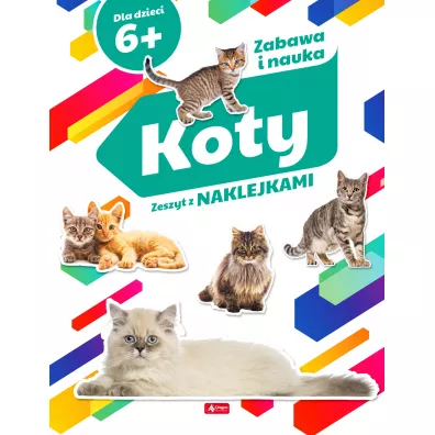Koty. Zeszyt z naklejkami
