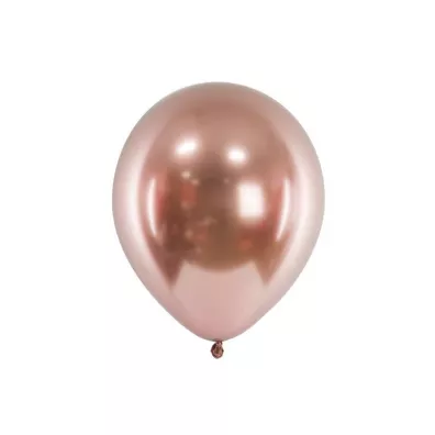 PartyDeco Balony Glossy r�owe z�oto 10 szt.