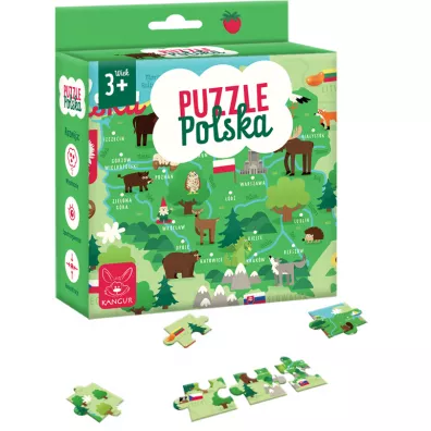 Puzzle Polska 3+ Kangur