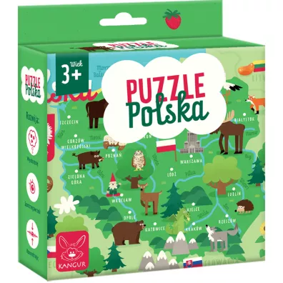 Puzzle Polska 3+ Kangur