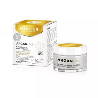 Mincer Pharma Argan Life nawil�ajacy krem do twarzy No.801 50 ml