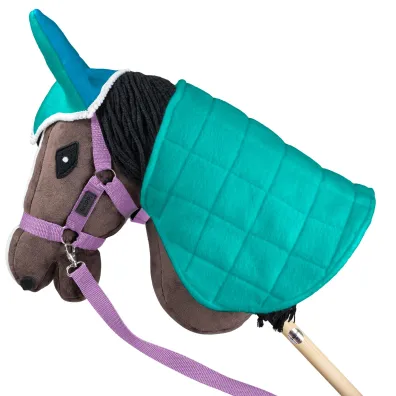 Kantar dla Hobby Horse wodze + futerka lawendowy Skippi