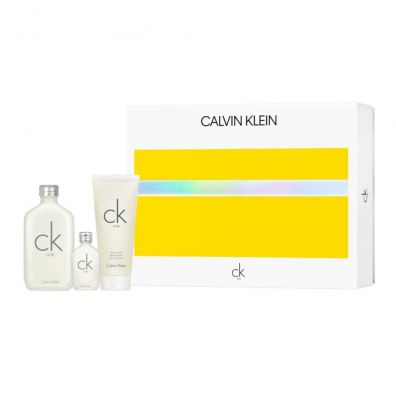 Calvin Klein CK One Woda toaletowa spray 100ml + Woda toaletowa 15ml + Żel pod prysznic 100ml 100 ml
