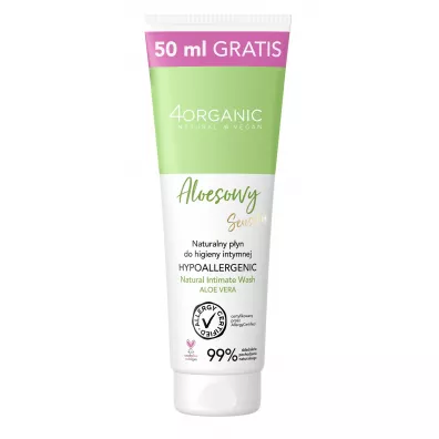 4organic Naturalny p�yn do higieny intymnej Aloesowy 250 ml