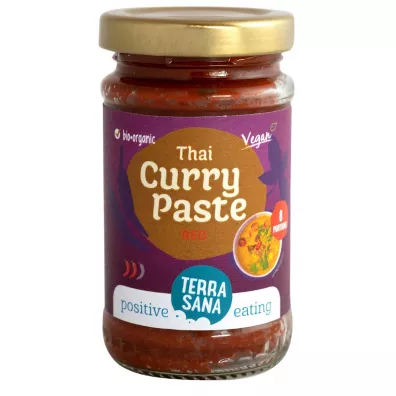 Terrasana Pasta czerwone curry 120 g Bio