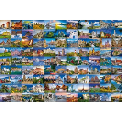 Puzzle 3000 el. 99 pi�knych miejsc w Europie Ravensburger