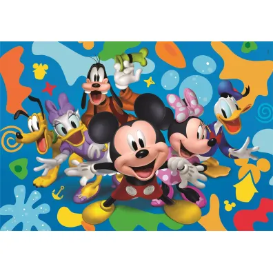 Puzzle 104 el. SuperColor. Mickey And Friends Clementoni