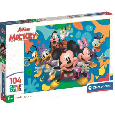 Puzzle 104 el. SuperColor. Mickey And Friends Clementoni