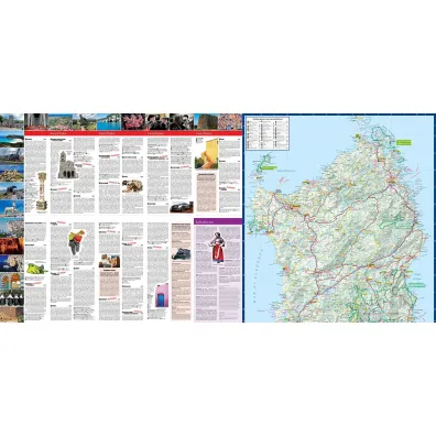 Sardynia laminowany map&guide XL 2w1 przewodnik i mapa